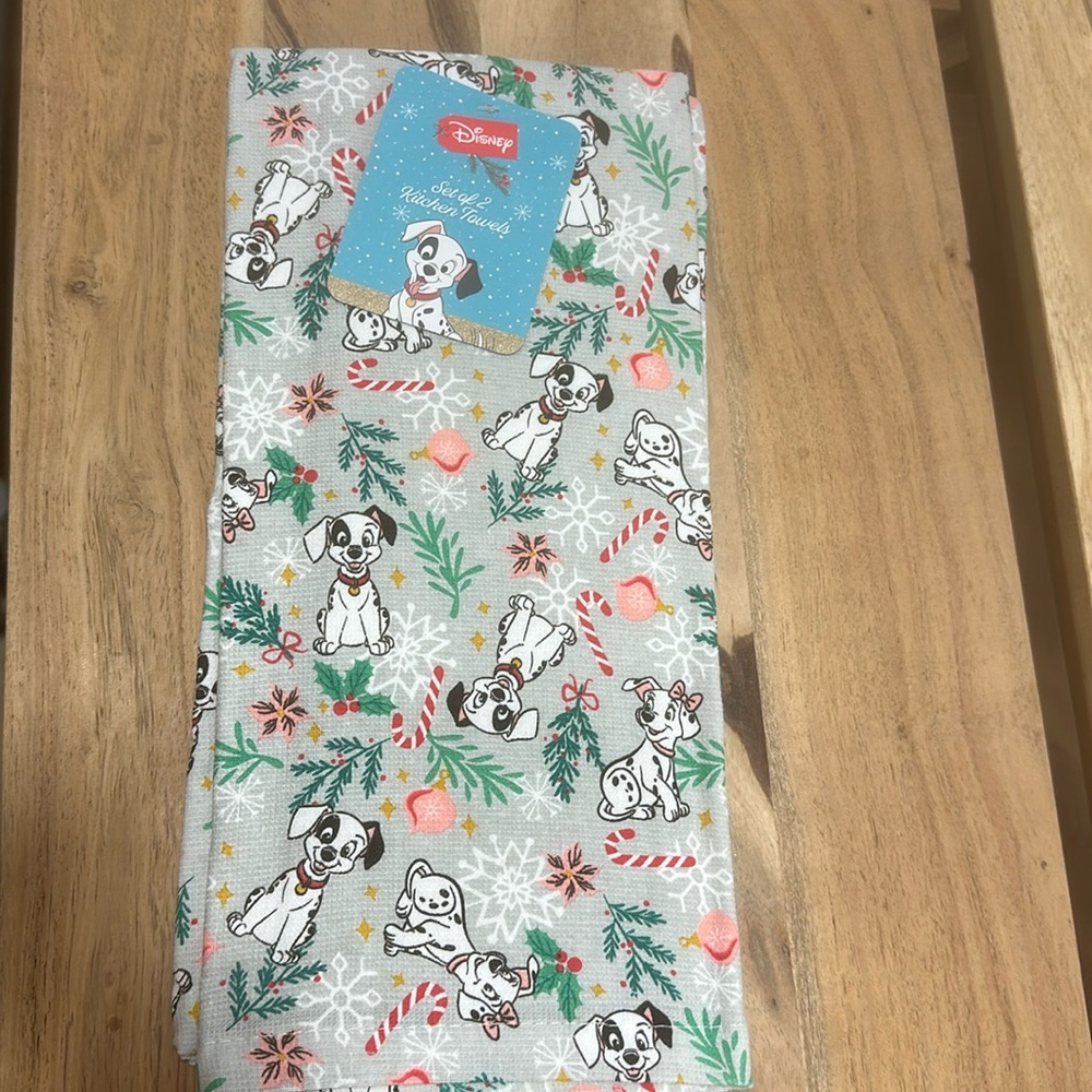 Disney Christmas kitchen towel set